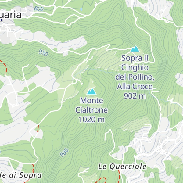 Map of Monte Cialtrone