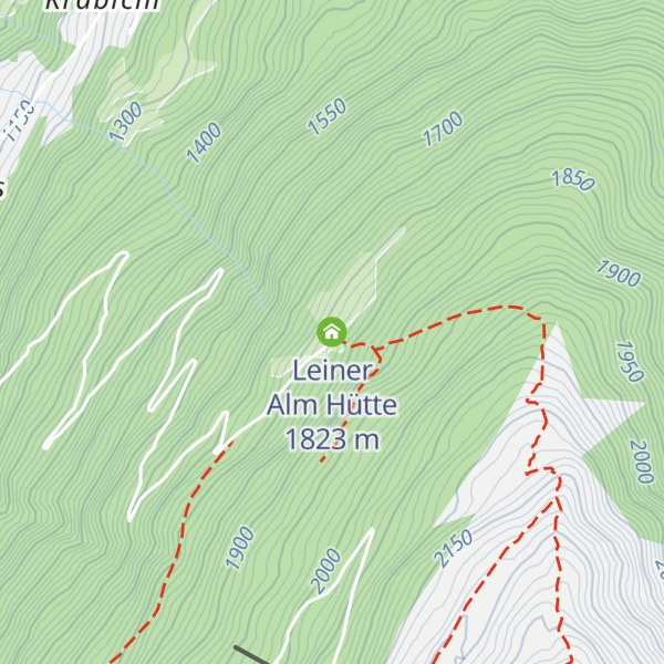 Map of Leiner Alm Hütte