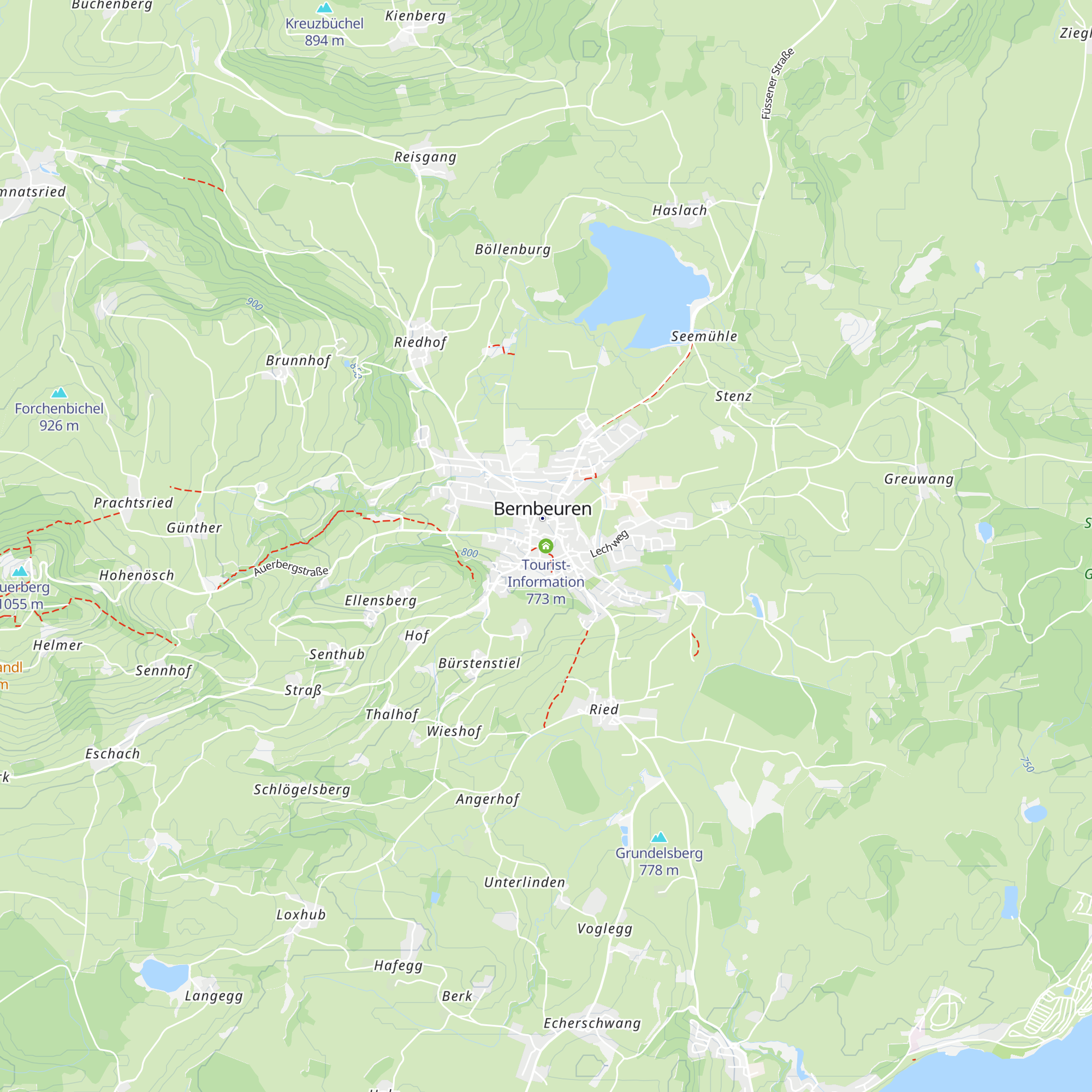 Tourist-Information map