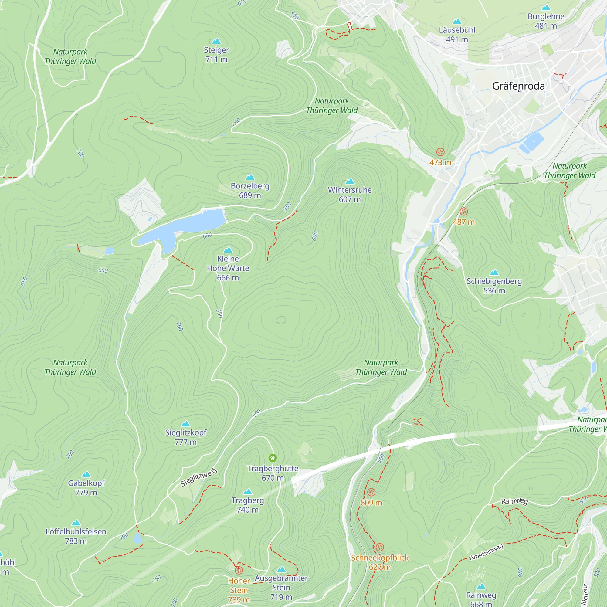 Bärnsteinhütte map