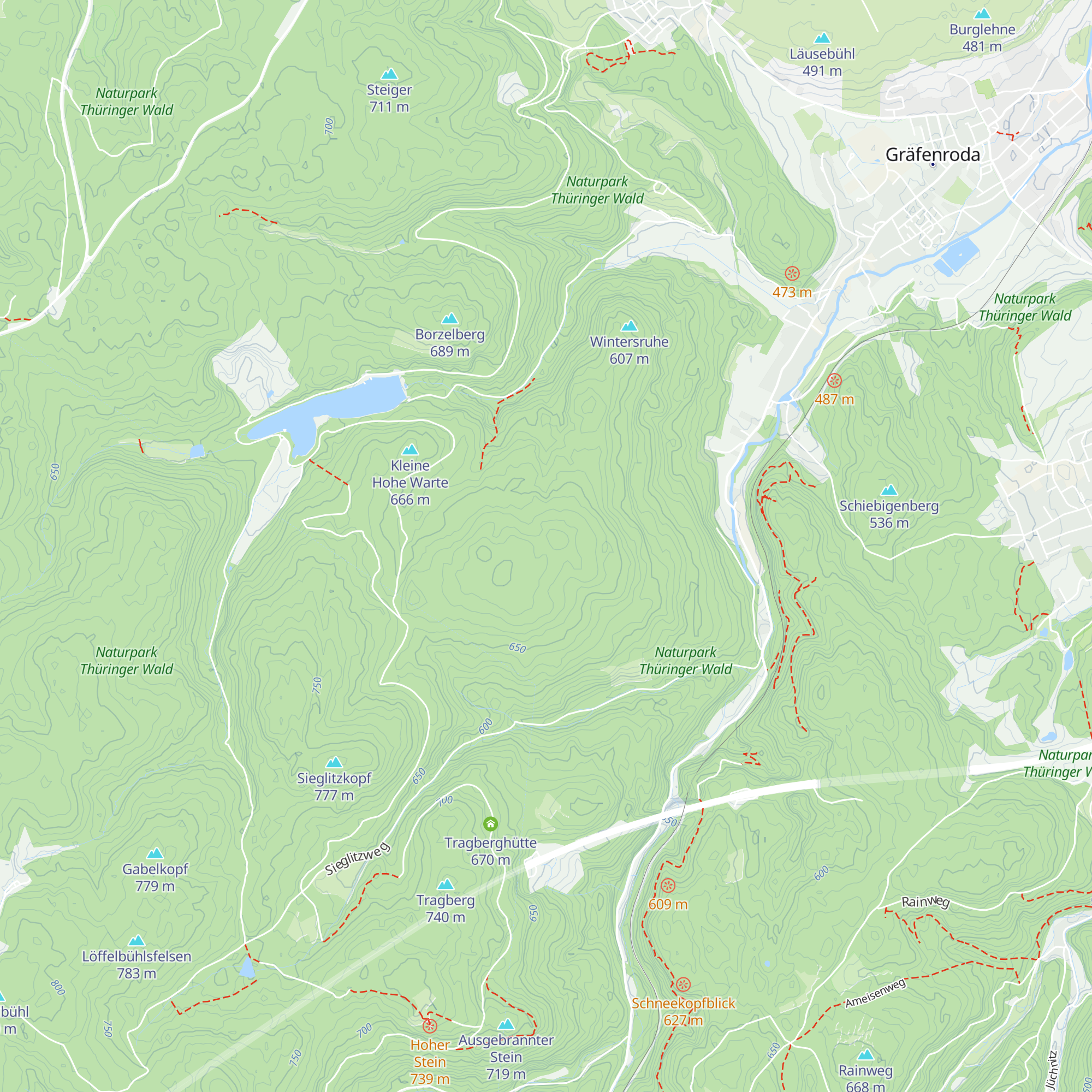 Bärnsteinhütte map