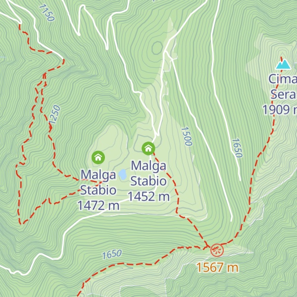Map of Malga Stabio
