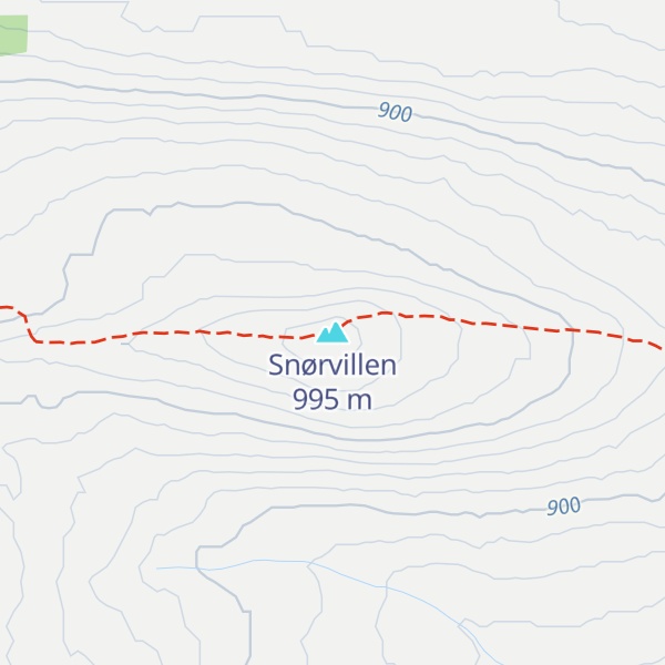 Map of Snørvillen