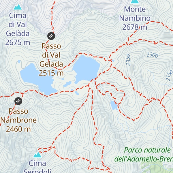 Map of Bivacco Serodoli