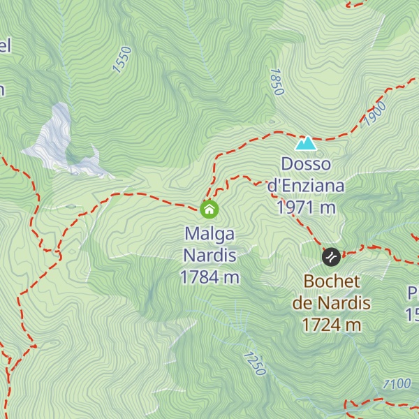 Map of Malga Nardis
