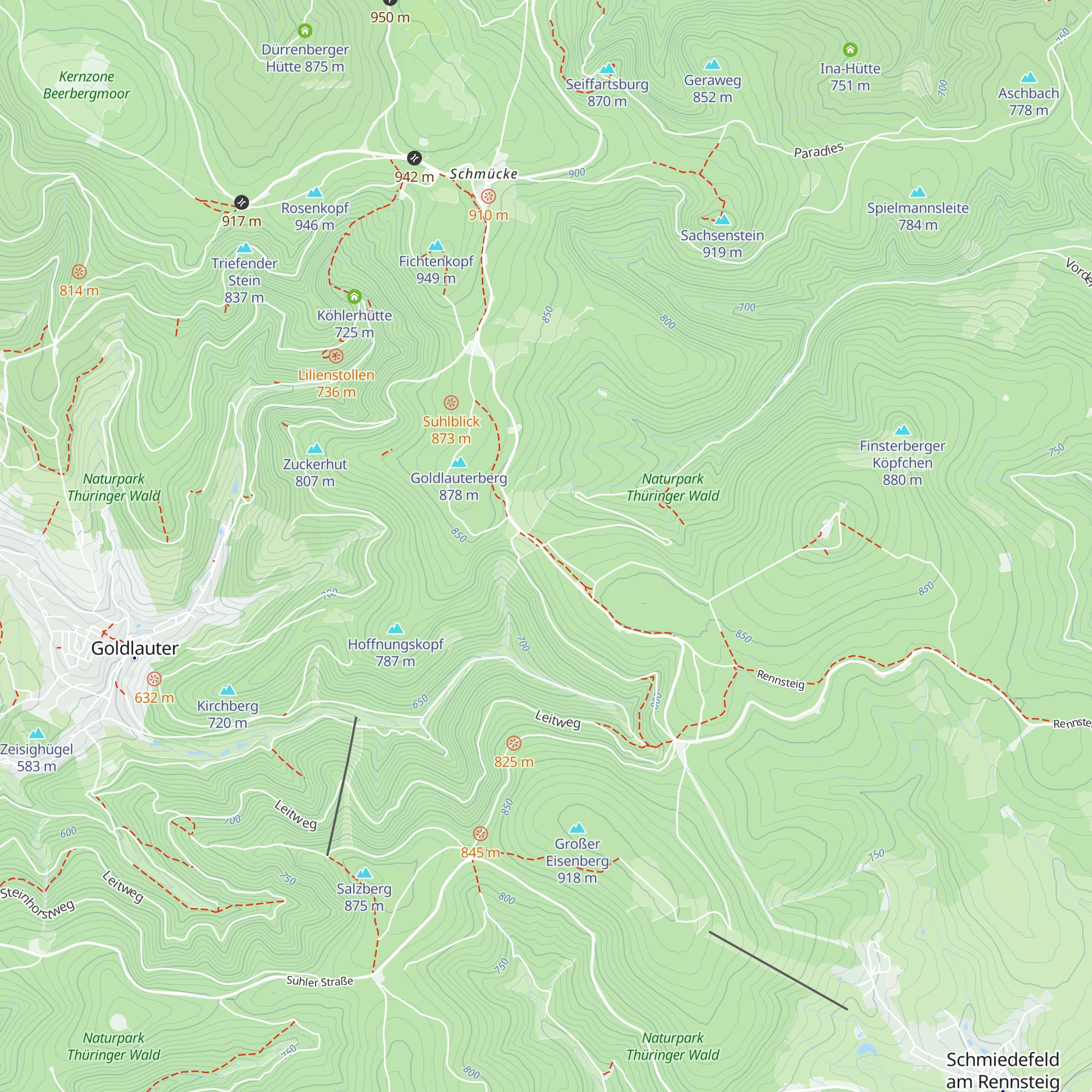 Schutzhütte Mordfleck map