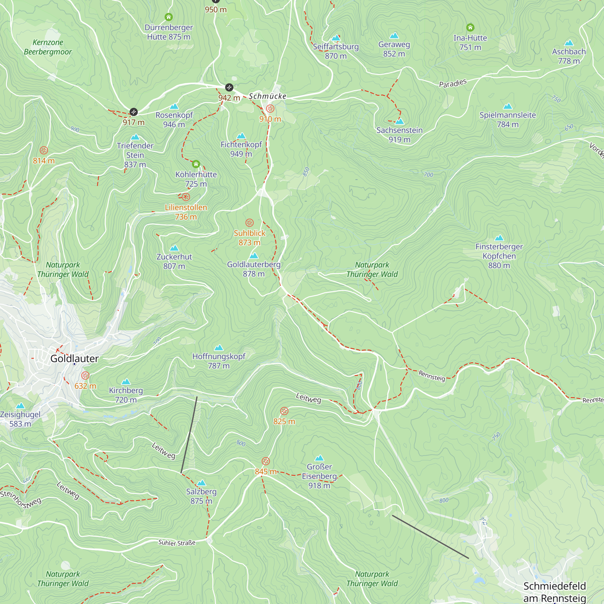 Schutzhütte Mordfleck map