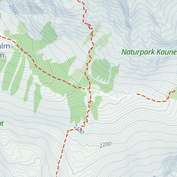 Map of Verpeilhütte