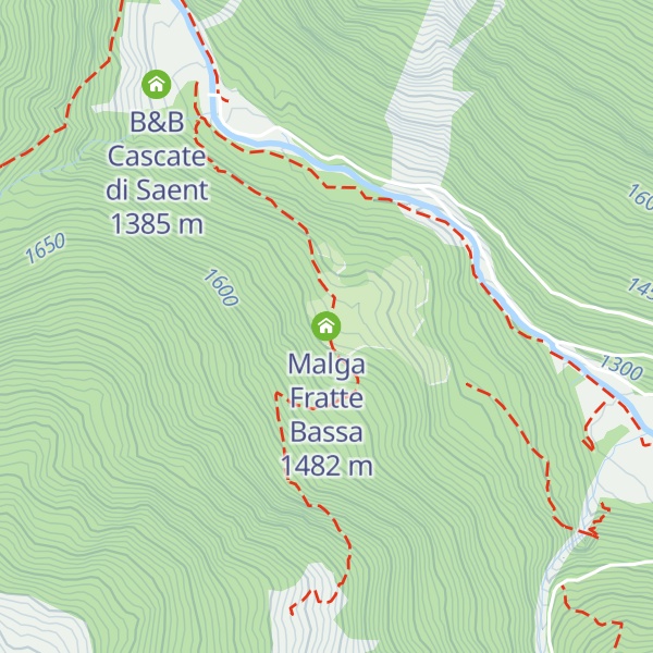Map of Malga Fratte Bassa
