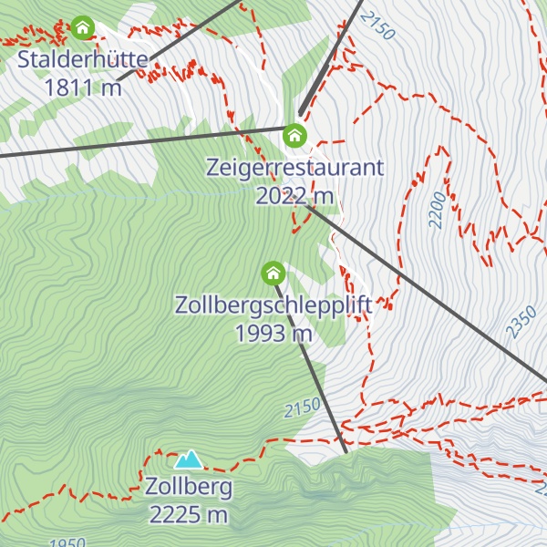 Map of Zollbergschlepplift