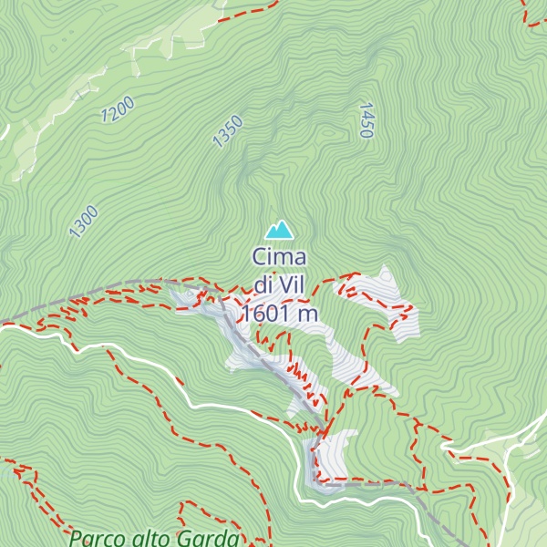 Map of Monte Carone