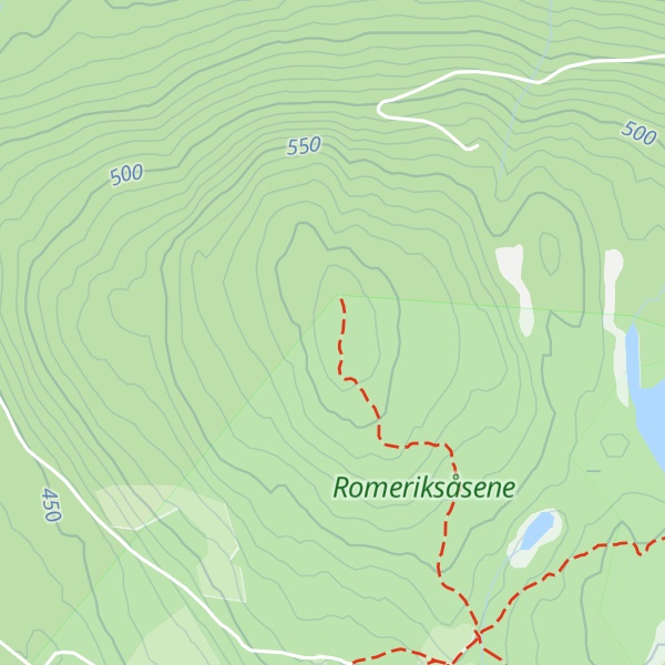 Map of Snellingshøgda