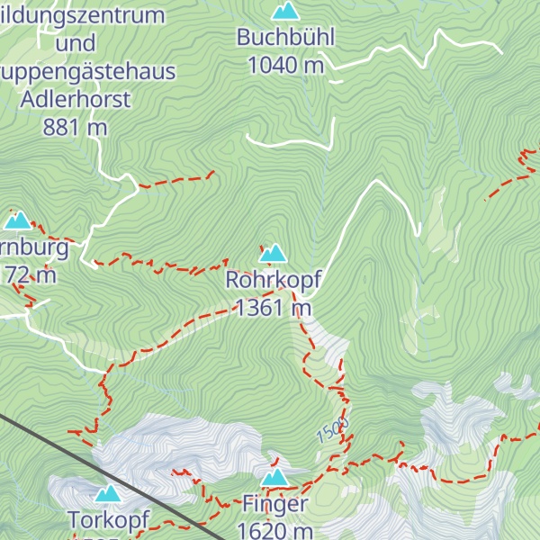 Map of Rohrkopfhütte
