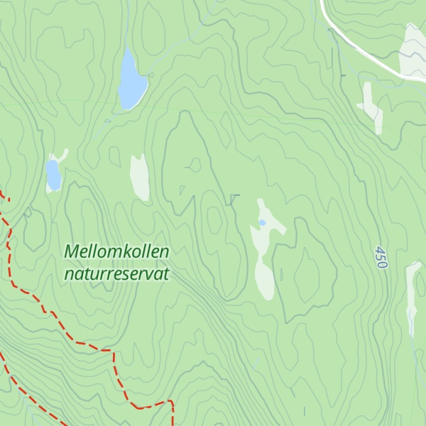 Map of Gaupekollen