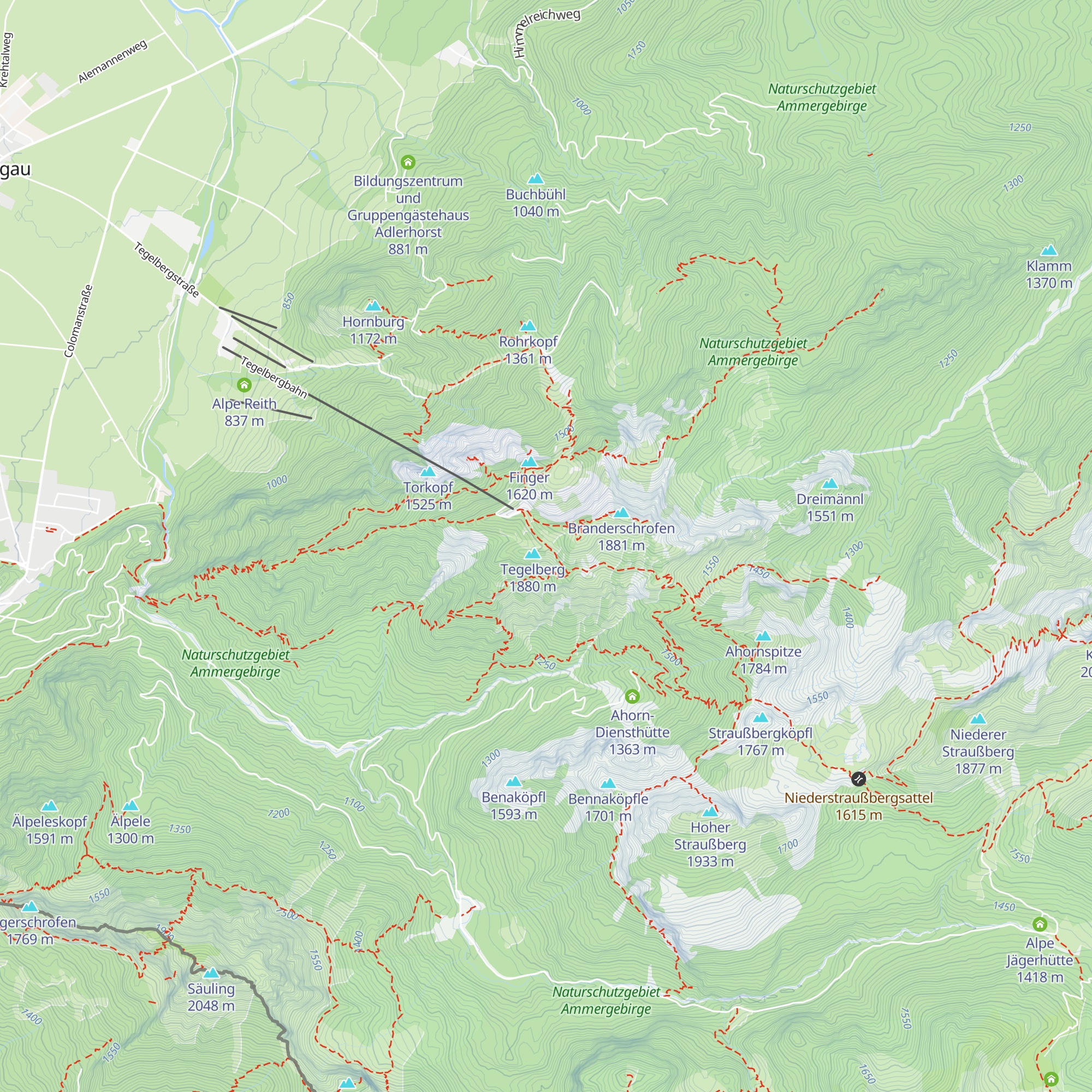 Ort der Besinnung map
