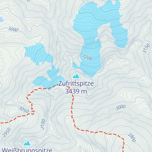 Map of Zufrittspitze