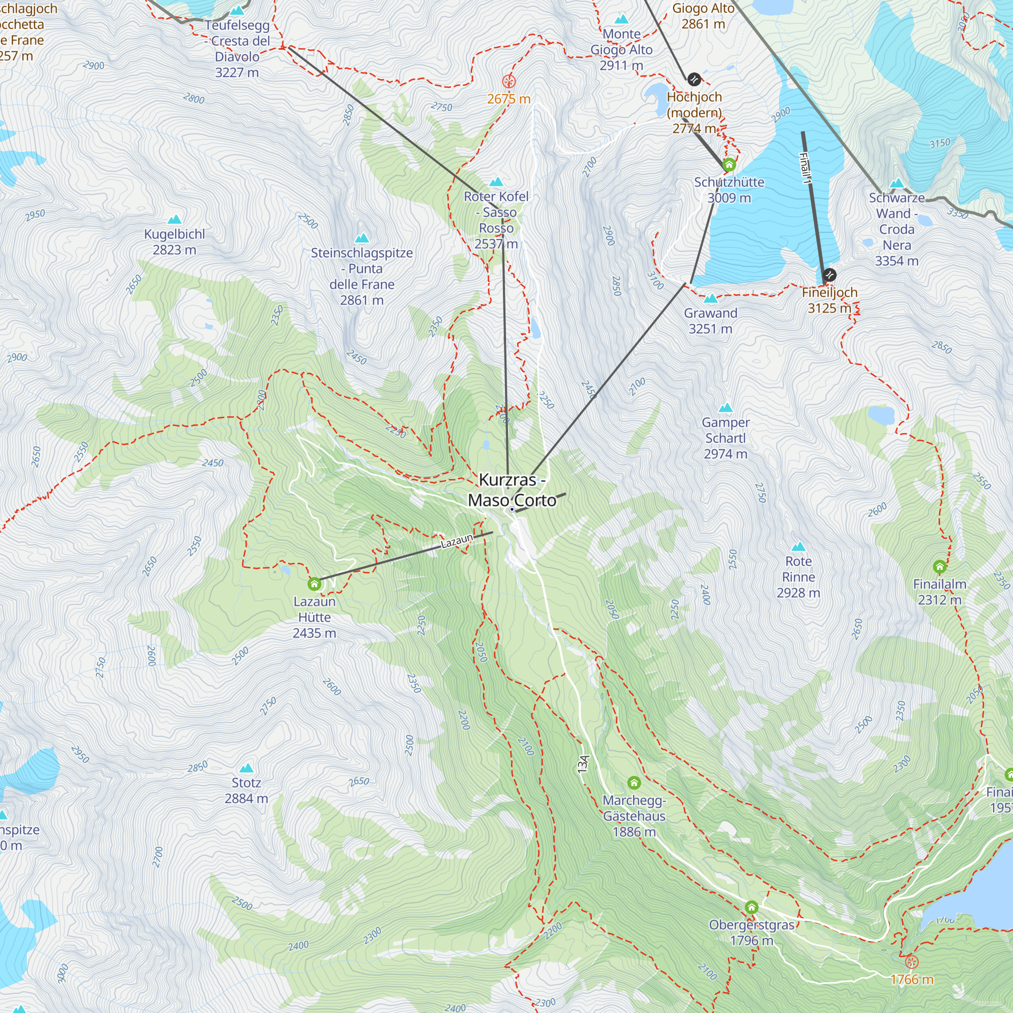 Piccolo Hotel Gurschler map