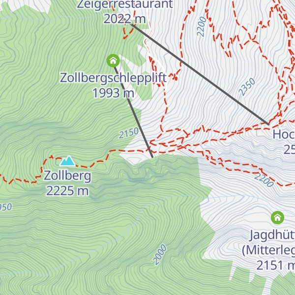 Map of Zollbergschlepplift