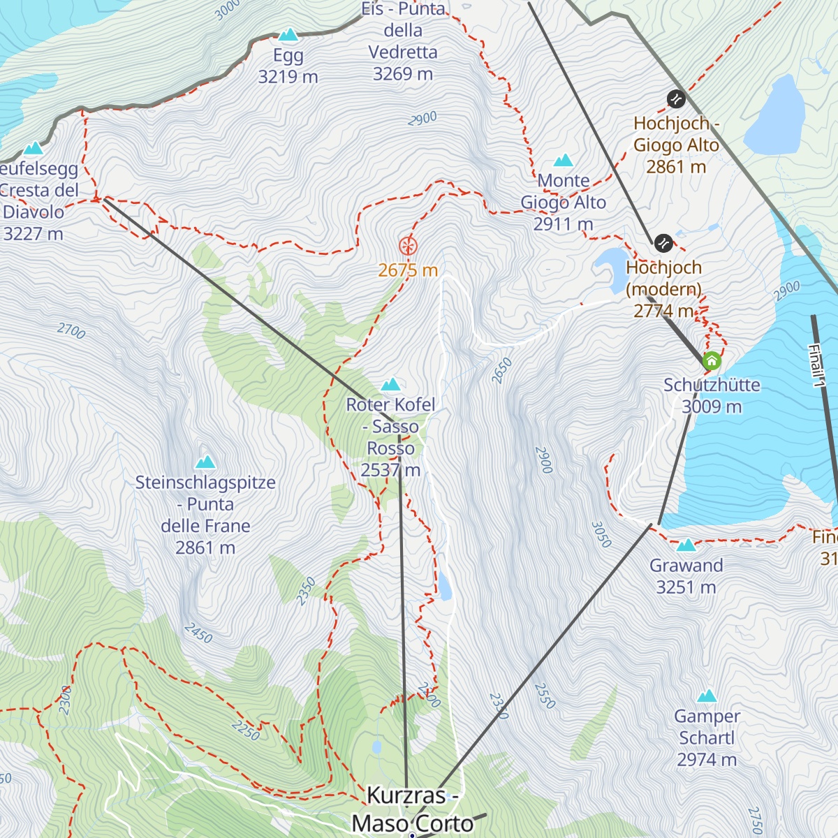 Teufelsegg Hütte map