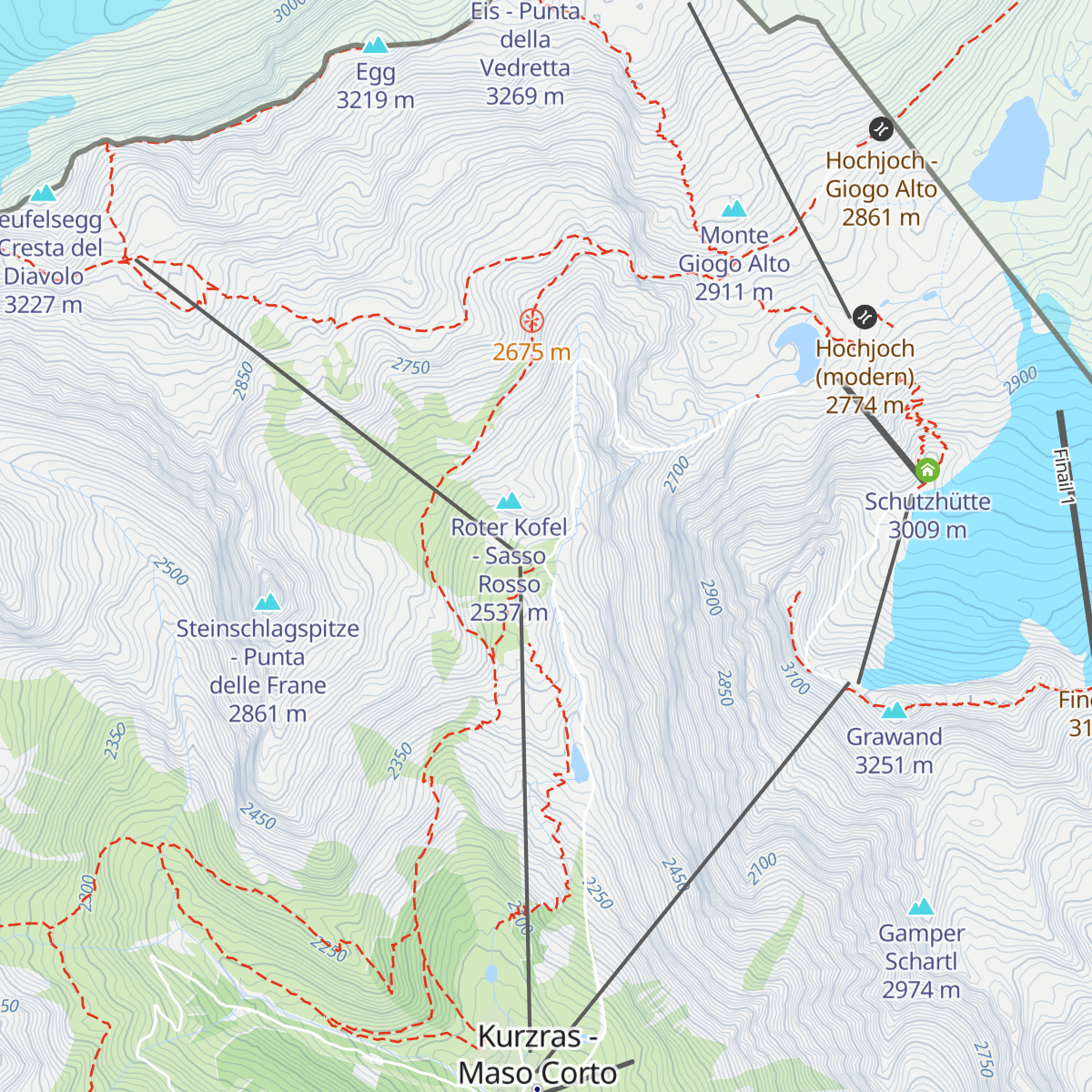 Teufelsegg Hütte map