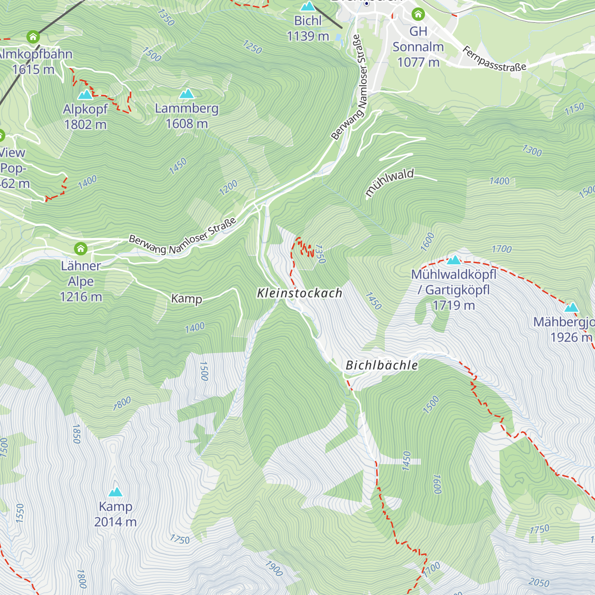 Gasthof "Roter Stein" map