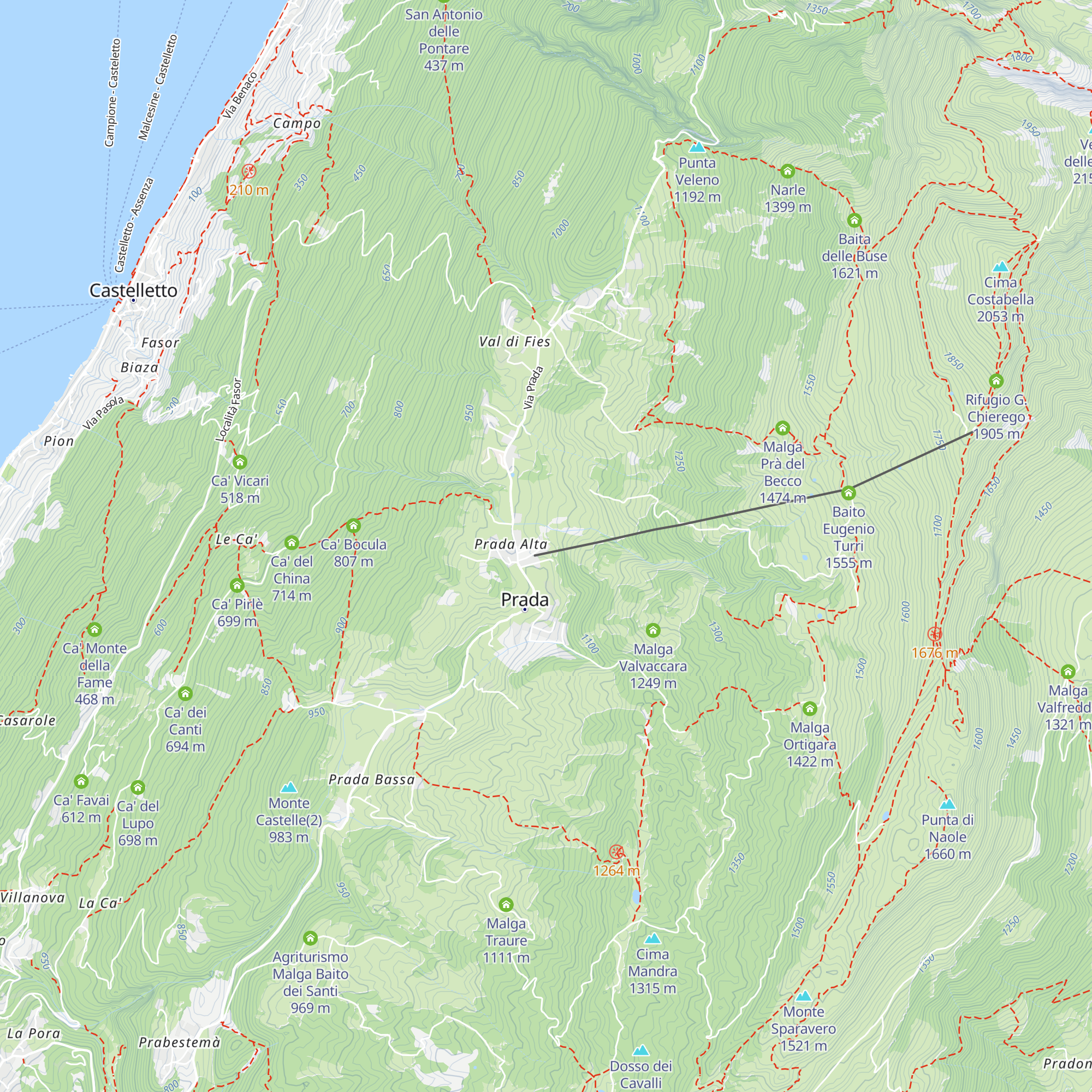 CountryHouse Soleneve map