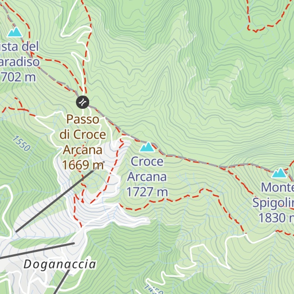 Map of Croce Arcana
