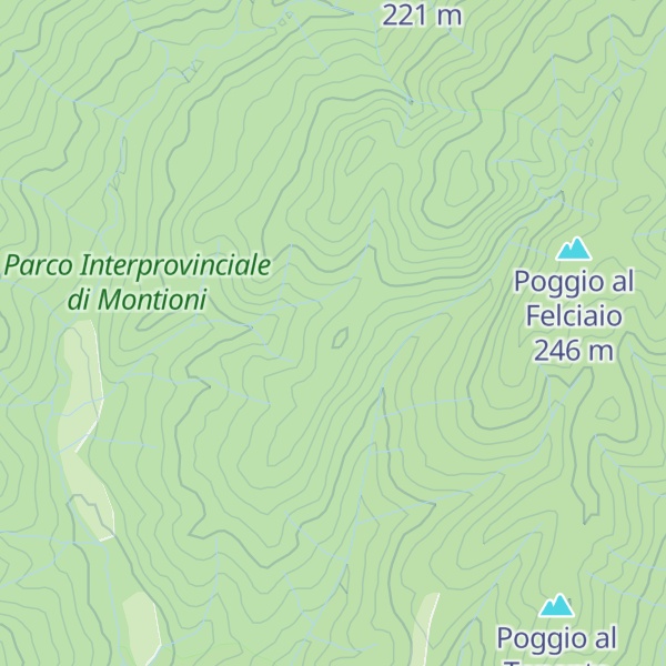 Map of Poggio Solatie