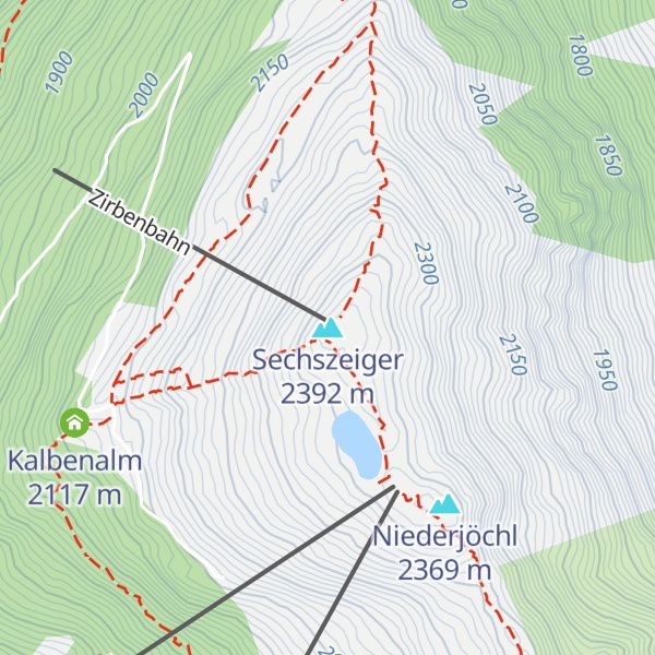 Map of Sechszeiger