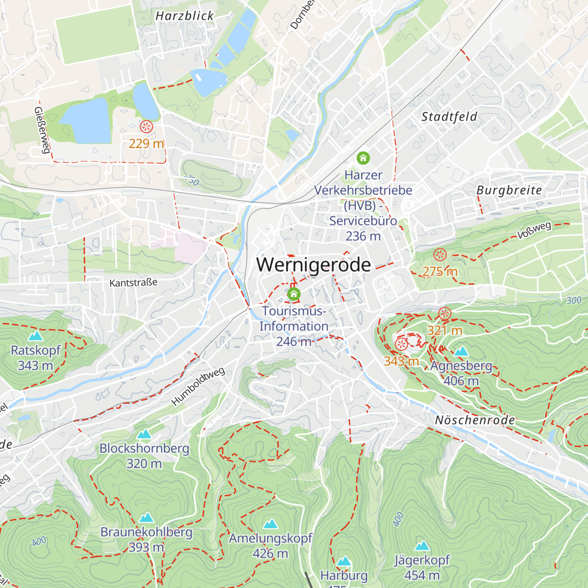 Tourismus-Information map
