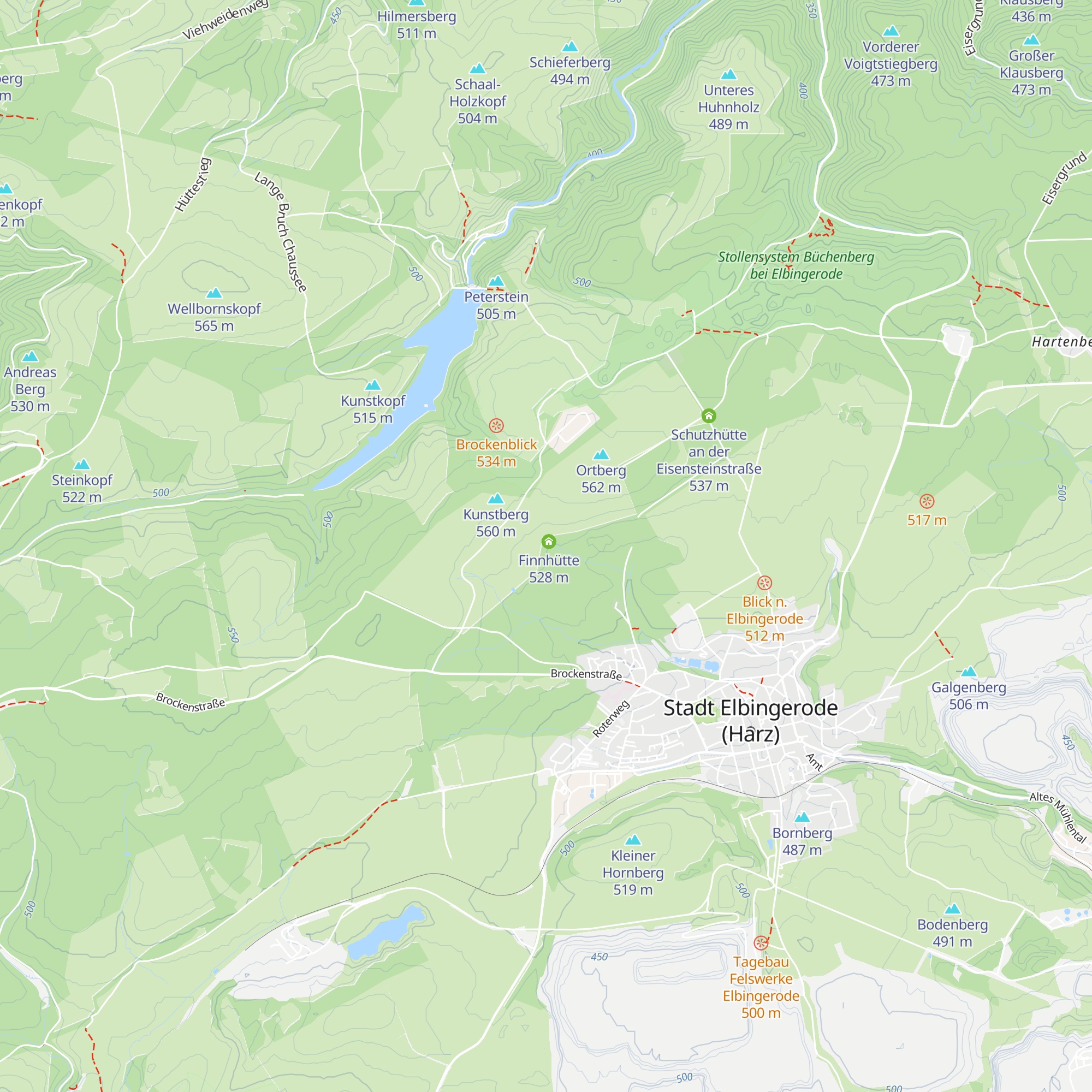 Harzklubhütte map