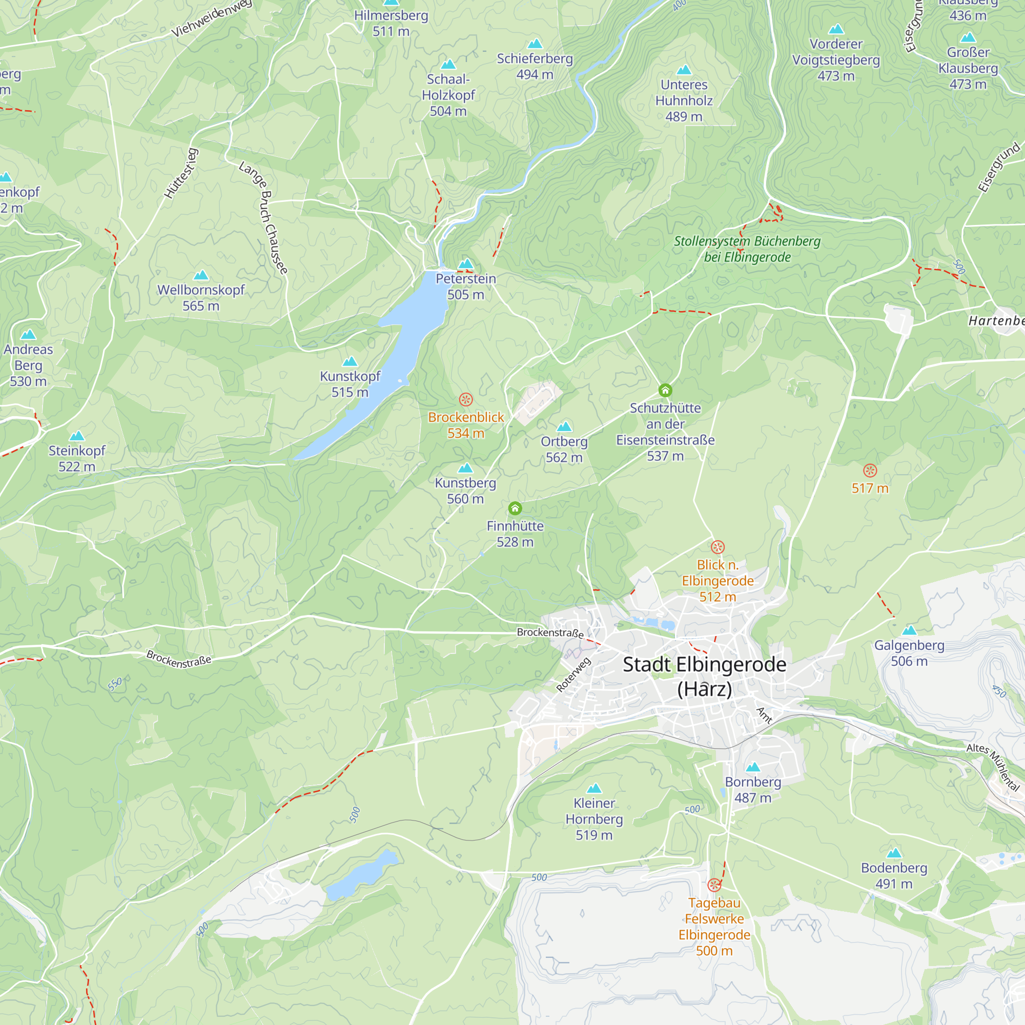Harzklubhütte map