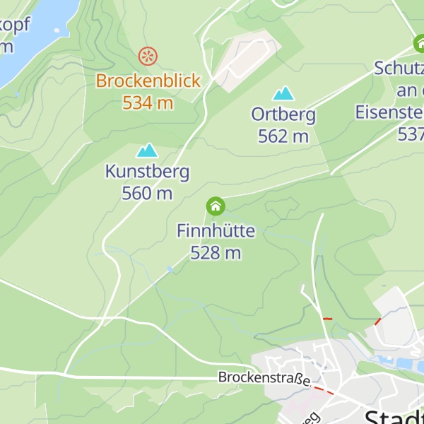 Map of Harzklubhütte