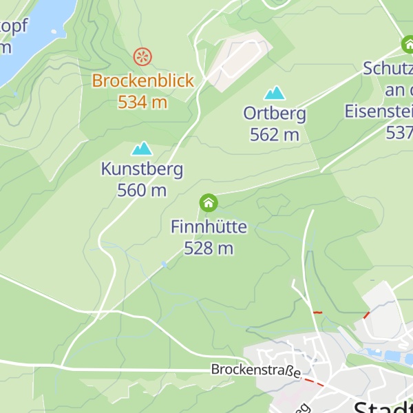 Map of Köhlerhütte