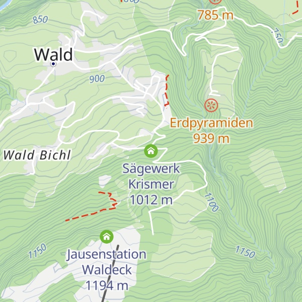 Map of Sägewerk Krismer