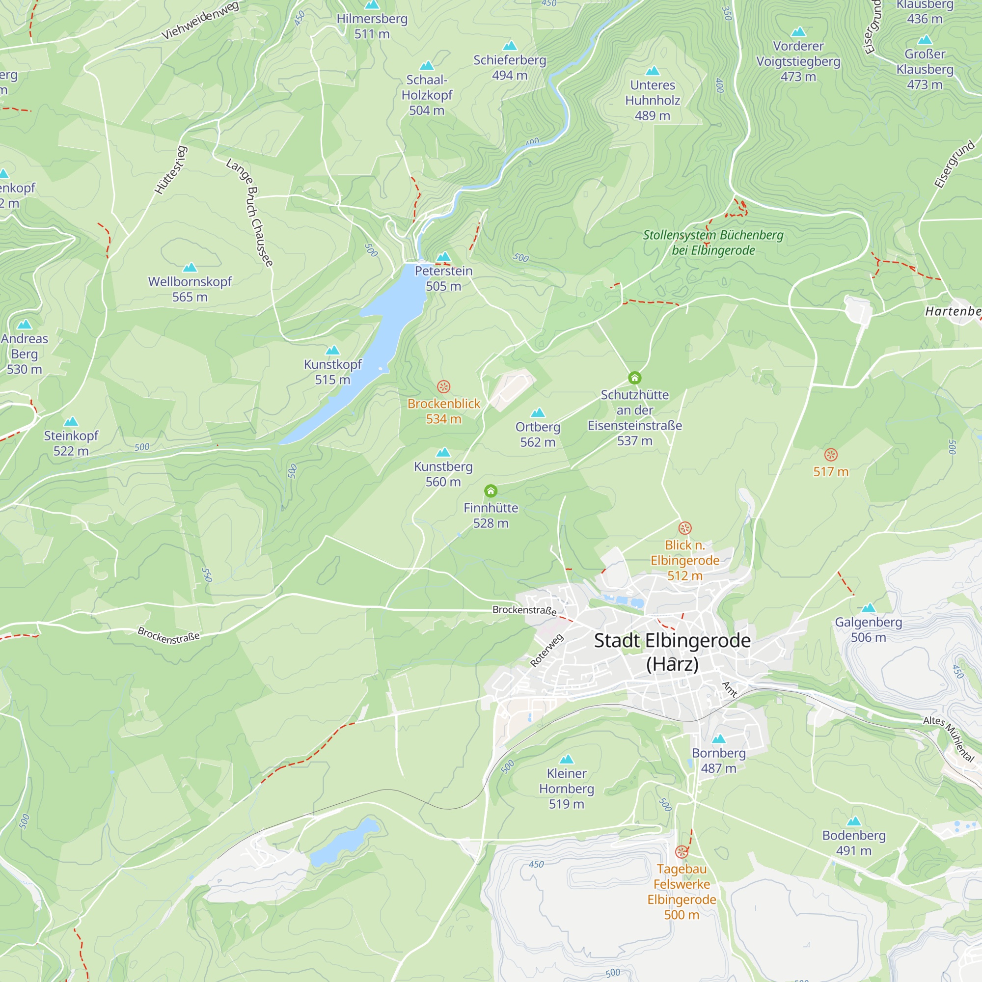 Finnhütte map