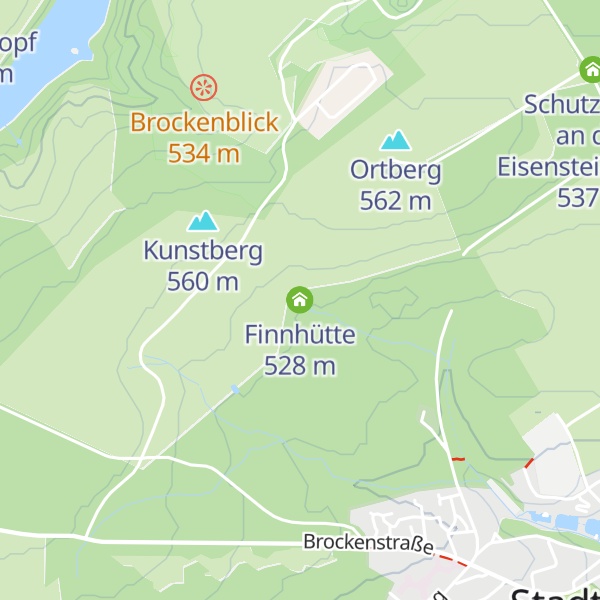 Map of Finnhütte