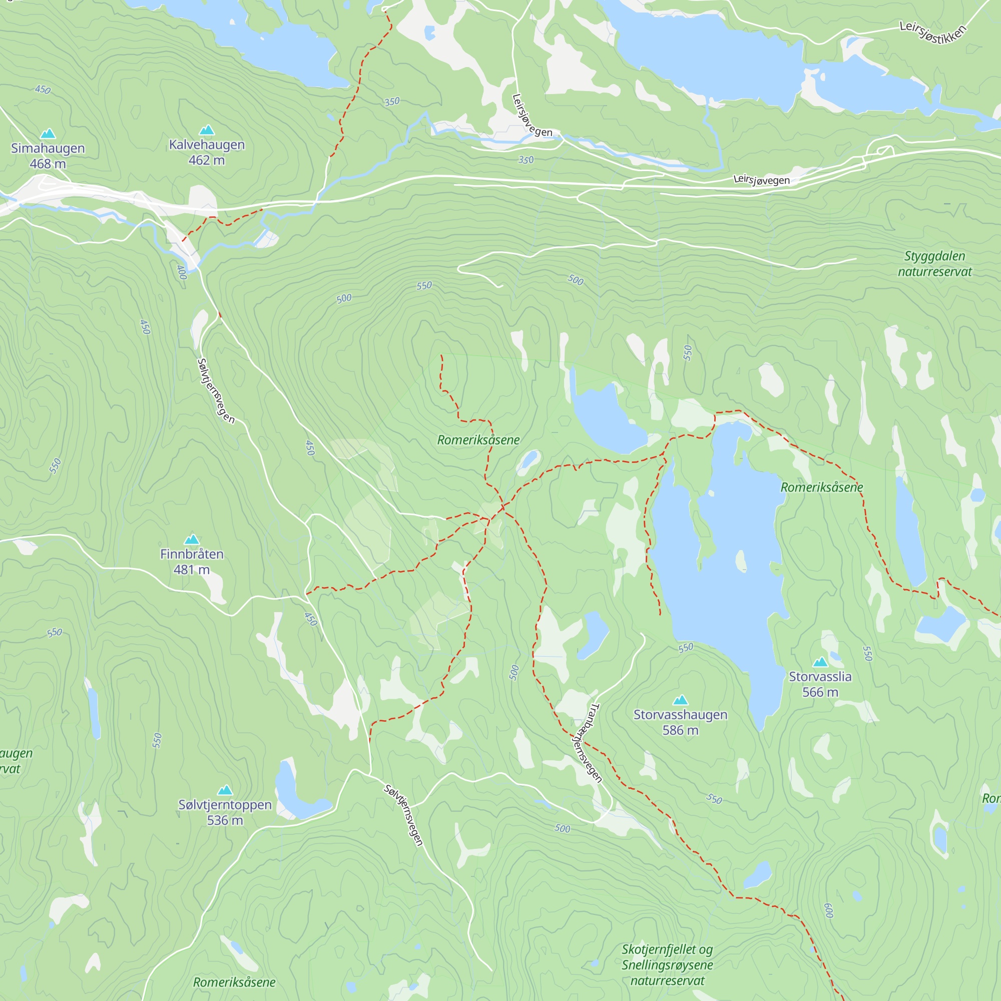 Snellingen map