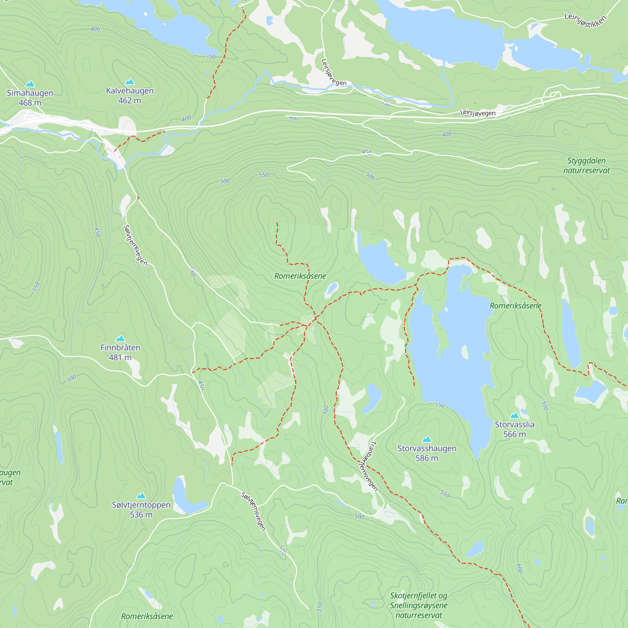Snellingen map