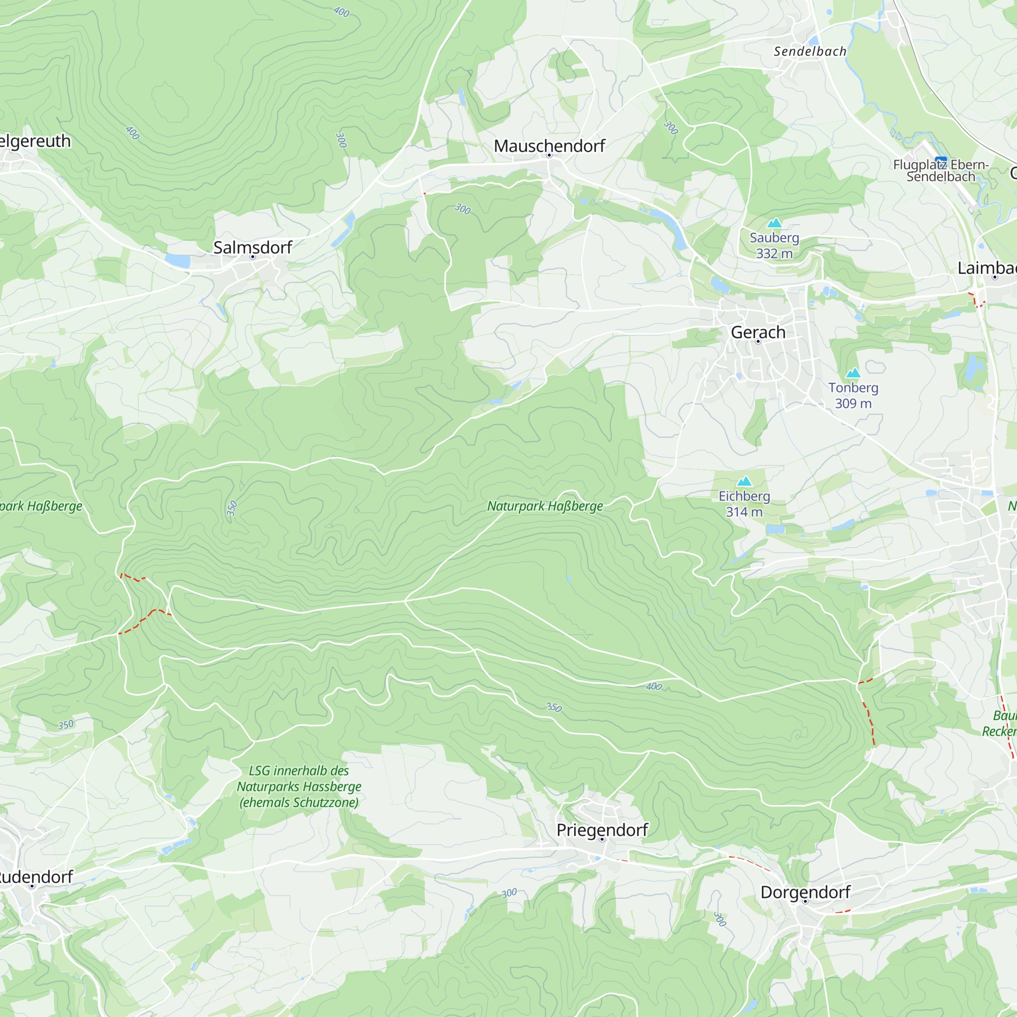 Kammerstein Hütte map