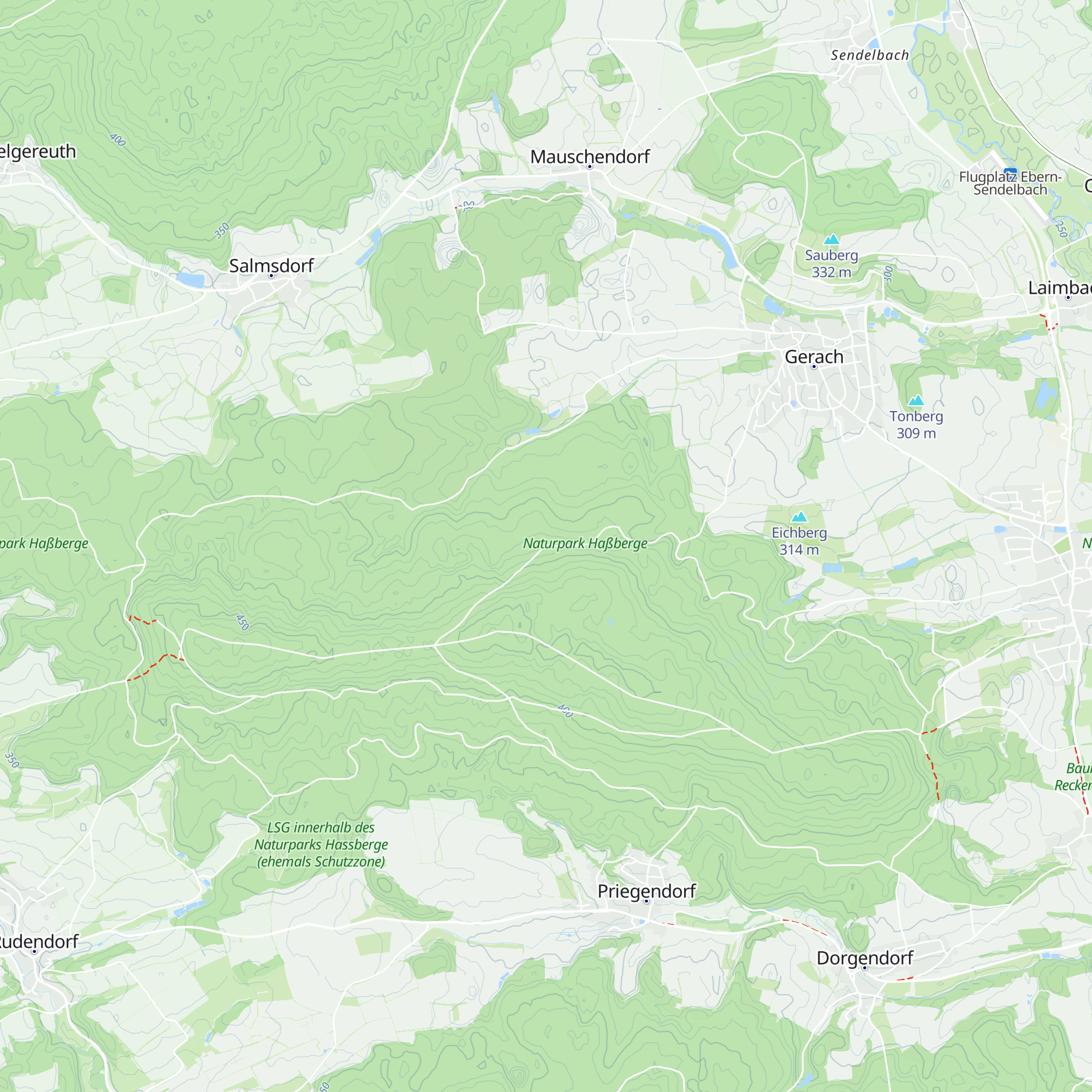 Kammerstein Hütte map