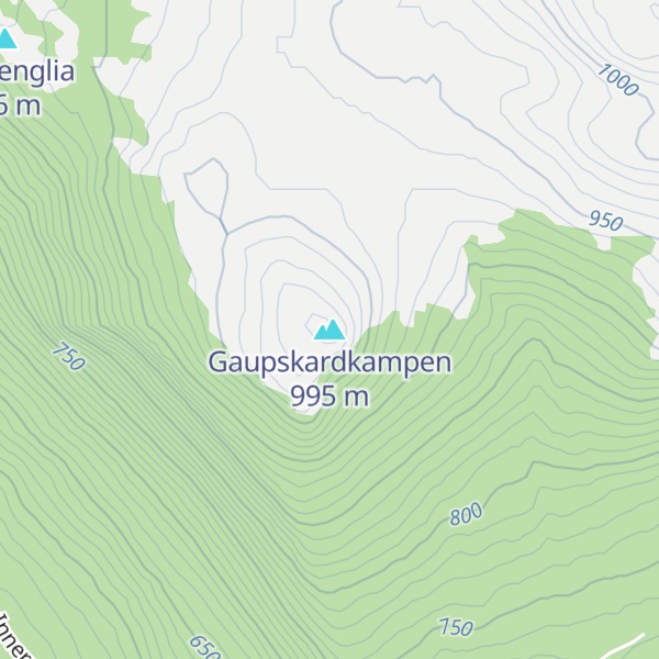 Map of Gaupskardkampen
