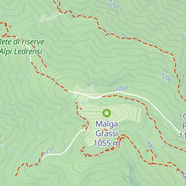 Map of Malga Pranzo