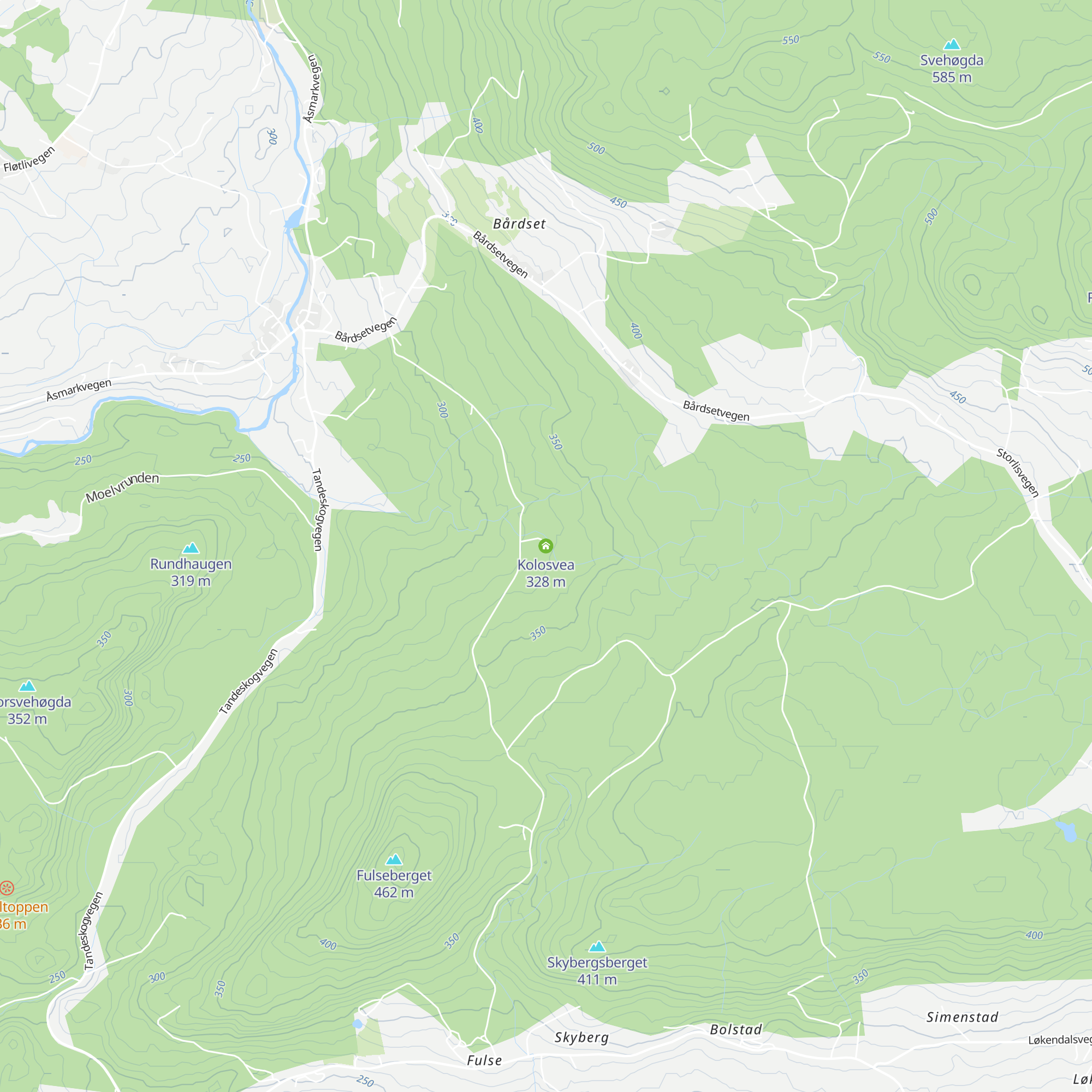 Kolosvea map