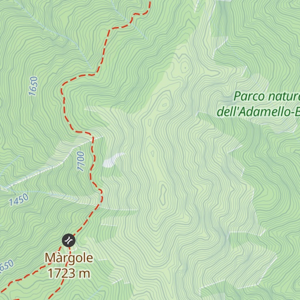 Map of Monte Tof