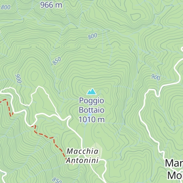 Map of Poggio Bottaio