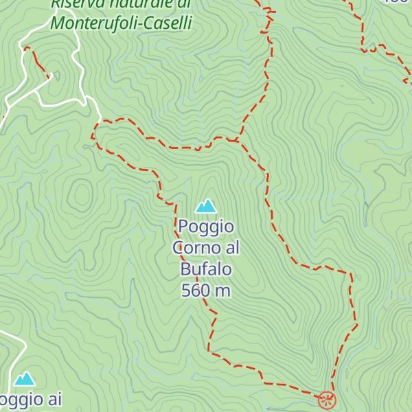 Map of Poggio Corno al Bufalo