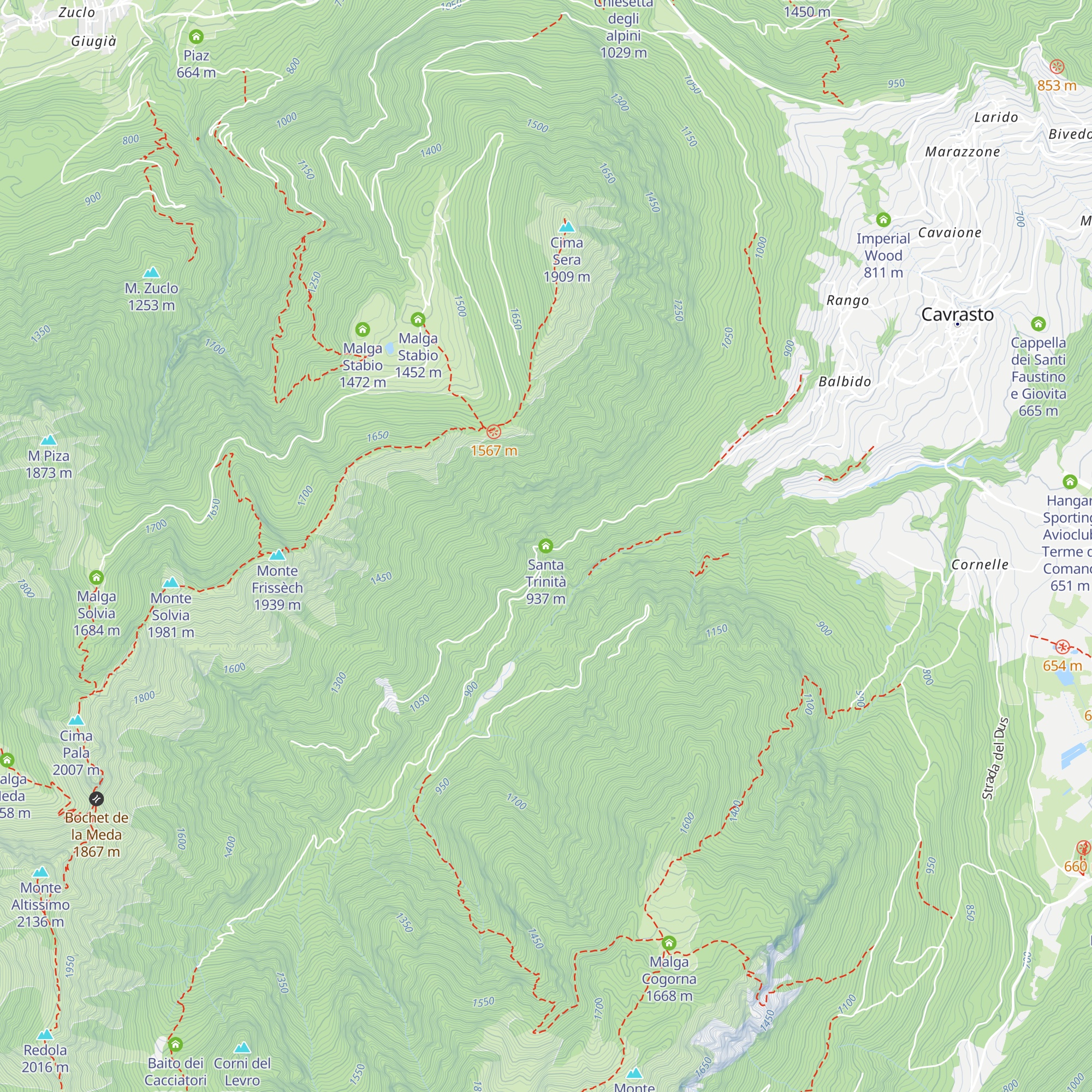 Santa Trinità map
