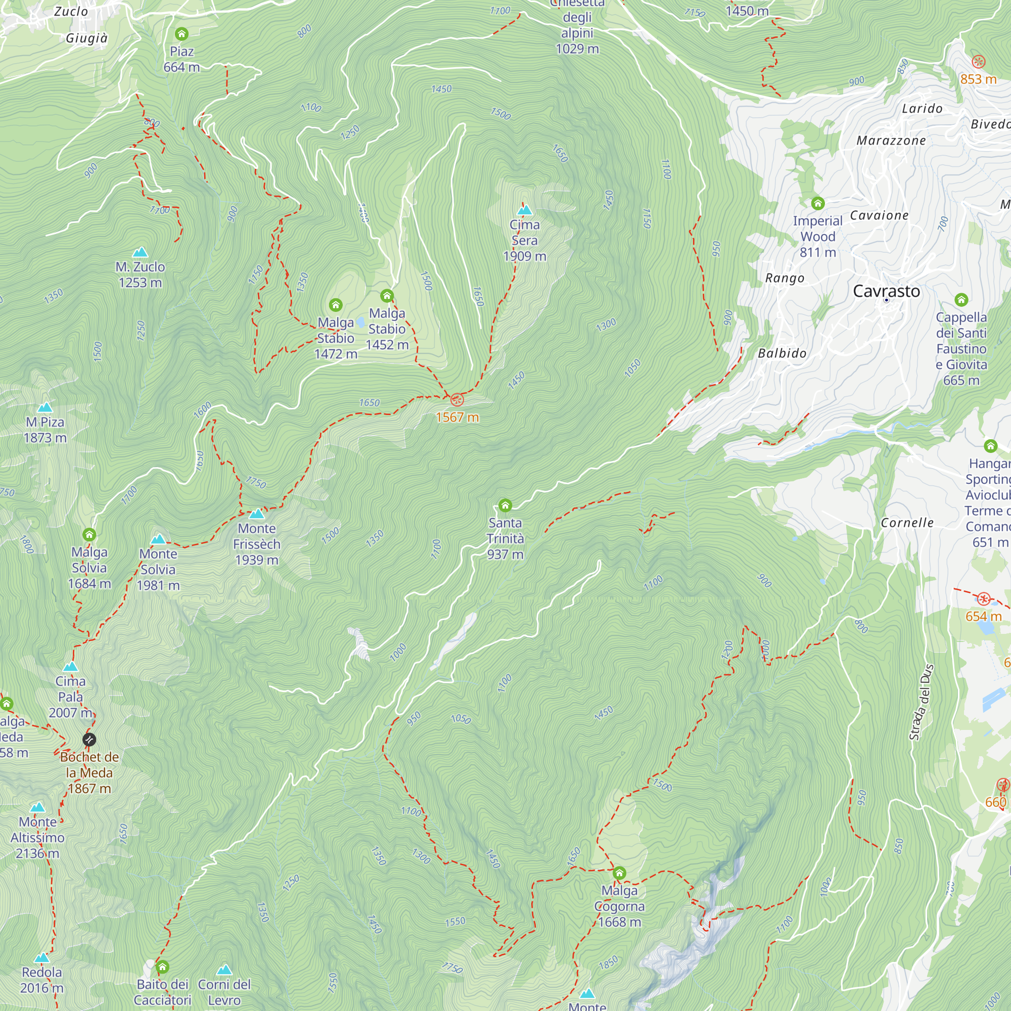 Santa Trinità map