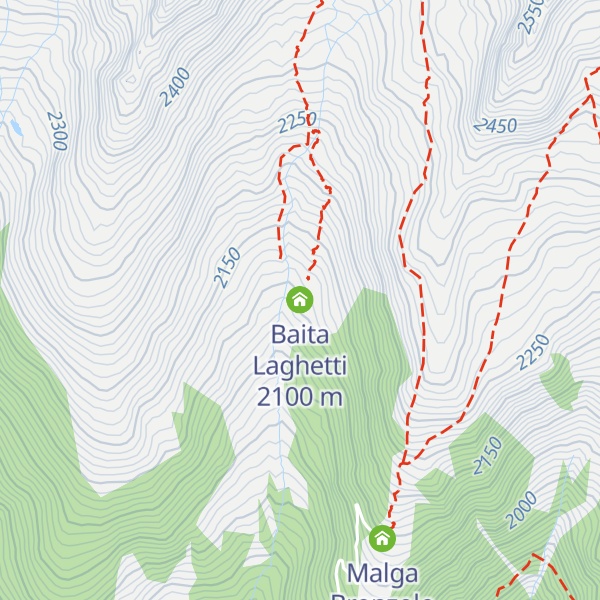 Map of Baita Laghetti